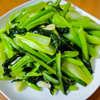 清炒迟菜心