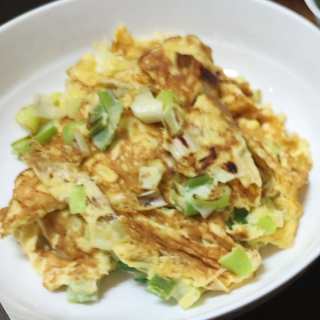 大葱煎鸡蛋